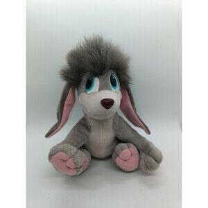20th Century Fox Equity 1997 Anastasia Pooka Gray Dog Puppy Stuffed Plush Toy